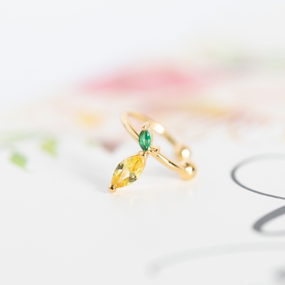 Lemon Drop Ear Cuff - Only 3 left! - Picture 4 of 8